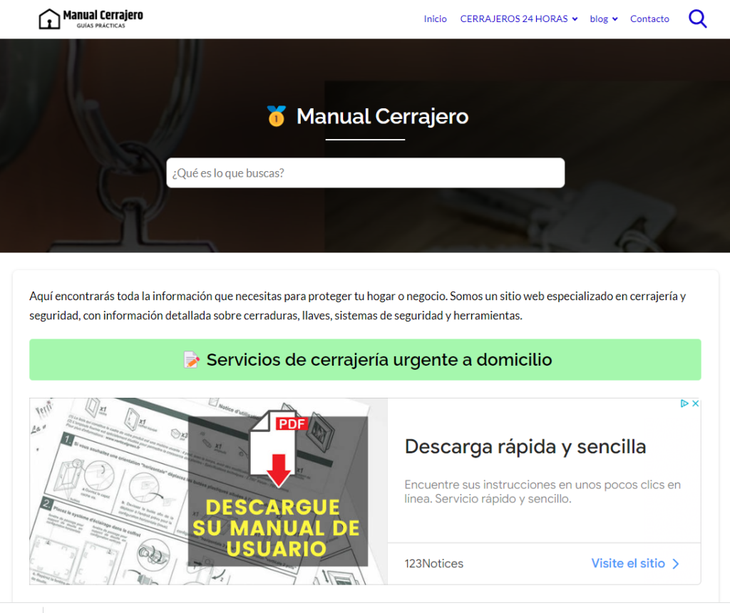 Manualcerrajero.com La guía completa para aprender sobre cerrajería